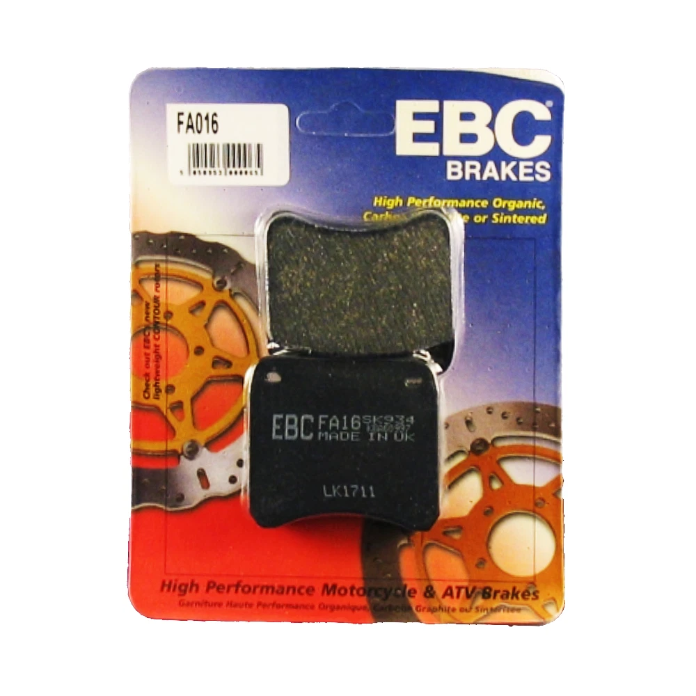 EBC ORGANIC ROAD PAD PAIR FOR T140 TR7 T150 T160 STOCK AND AP CALIPERS