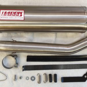 HARRIS WORKS COLLECTION STAINLESS SLIP-ON FOR SUZUKI GSF1200 BANDIT - S 1997/04