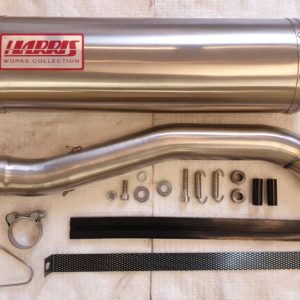 HARRIS WORKS COLLECTION STAINLESS SLIP-ON FOR SUZUKI FREEWIND XF650 1997/03