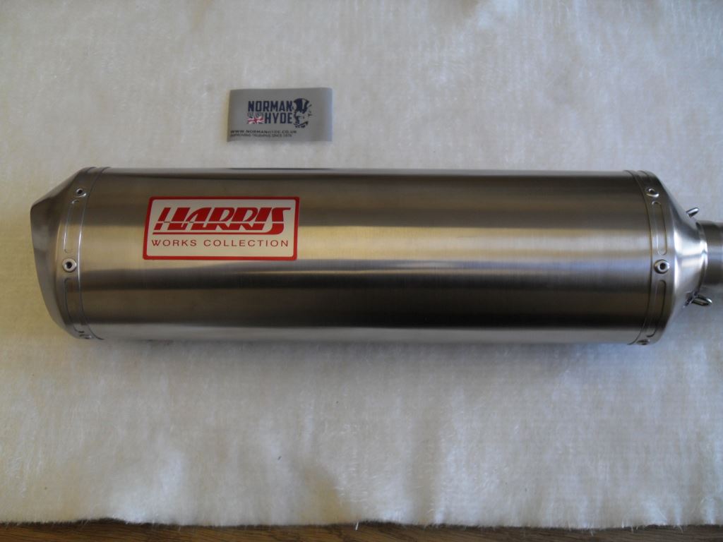 HARRIS WORKS COLLECTION STAINLESS SLIP-ON FOR KAWASAKI ZX-6R636 2003/04