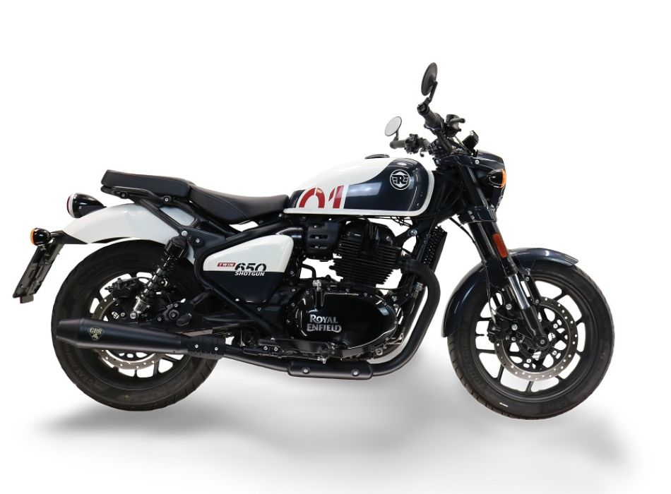 Royal Enfield Shotgun 650 GPR Black Ultracone slip-on silencers - Image 3
